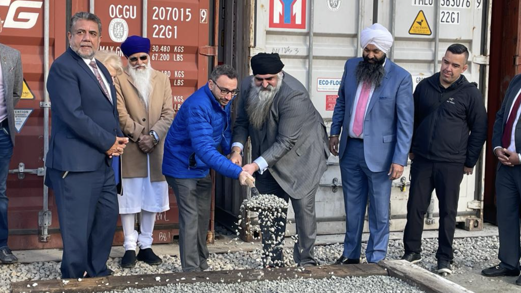 “Today’s funding will help Global Agriculture Trans-Loading purchase new container lifts, conveyor belt systems, bagging equipment, and more to move agricultural products faster and more efficiently, while strengthening supply chains in BC,” Minister of Transport Omar Alghabra reported via Twitter on March 17. (Photograph Courtesy of Alghabra, via Twitter)