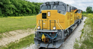 Building on a 25-year relationship, Argonne and Progress Rail are working to lower the carbon intensity of the rail industry. (Caption and Progress Rail Photograph Courtesy of Argonne National Laboratory)