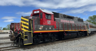 The Buckingham Branch (BBRR) operates across four divisions and 280 miles of track in Virginia. (DRPT Photograph)