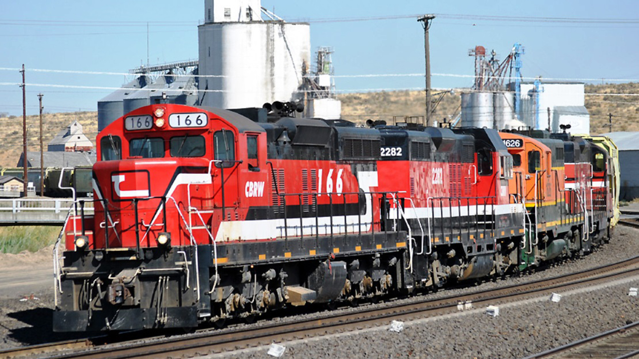 (Columbia Basin Railroad Photograph Courtesy of the Connell Interchange Coalition.)