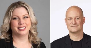 CentrePort President and CEO Carly Edmundson (left) and Arup Principal and New York Practice Leader Jon Cicconi (right).