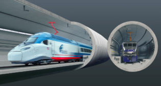 Frederick Douglass Tunnel with Electrified Trains (Amtrak image)