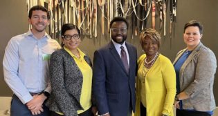 Norfolk Southern colleagues at the Greater Women’s Business Council’s Top Corporation Awards Luncheon.