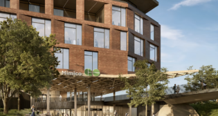 View of the station entrance off Royal York Road from street level. Artist’s rendering, subject to change. (Vandyk Properties image)