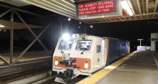 The MERMEC-built rail inspection vehicle uses lasers, sensors, cameras, measuring systems, and data management systems to create a comprehensive profile of the track, all while traveling at speeds of up to 70 mph, according to BART. (BART Photograph)