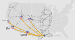 UP is introducing service between the Barbours Cut Container Terminal at Port Houston and five metropolitan areas on its rail network. “Ocean carriers and Beneficial Cargo Owners (BCO) will have more options to move their containers inland to Union Pacific-served markets,” according to the Class I railroad.