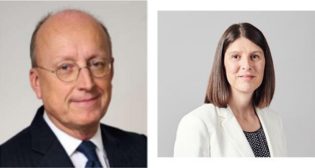 Bernard Delpit, Executive Vice President and Chief Financial Officer, Alstom (left); and Helen Bradley, Chief Human Resources Officer, Alstom (right).