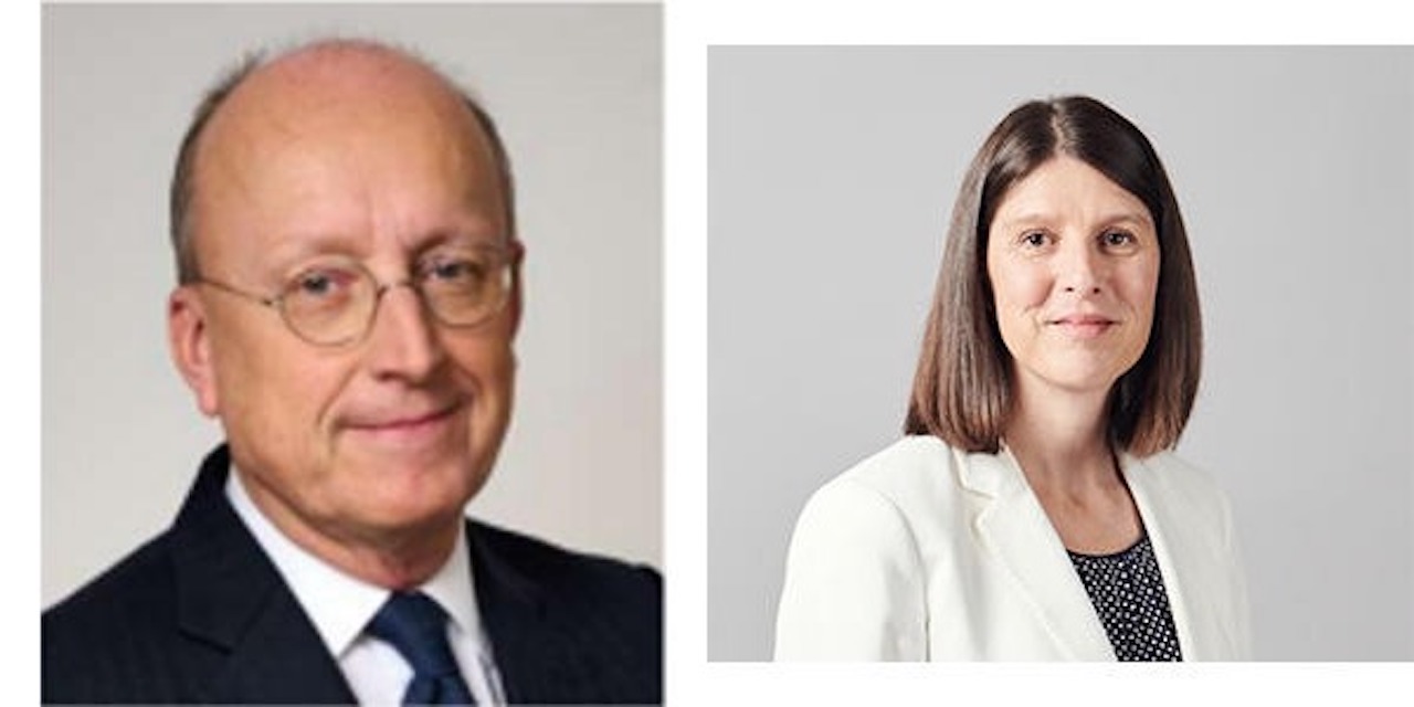 Bernard Delpit, Executive Vice President and Chief Financial Officer, Alstom (left); and Helen Bradley, Chief Human Resources Officer, Alstom (right).