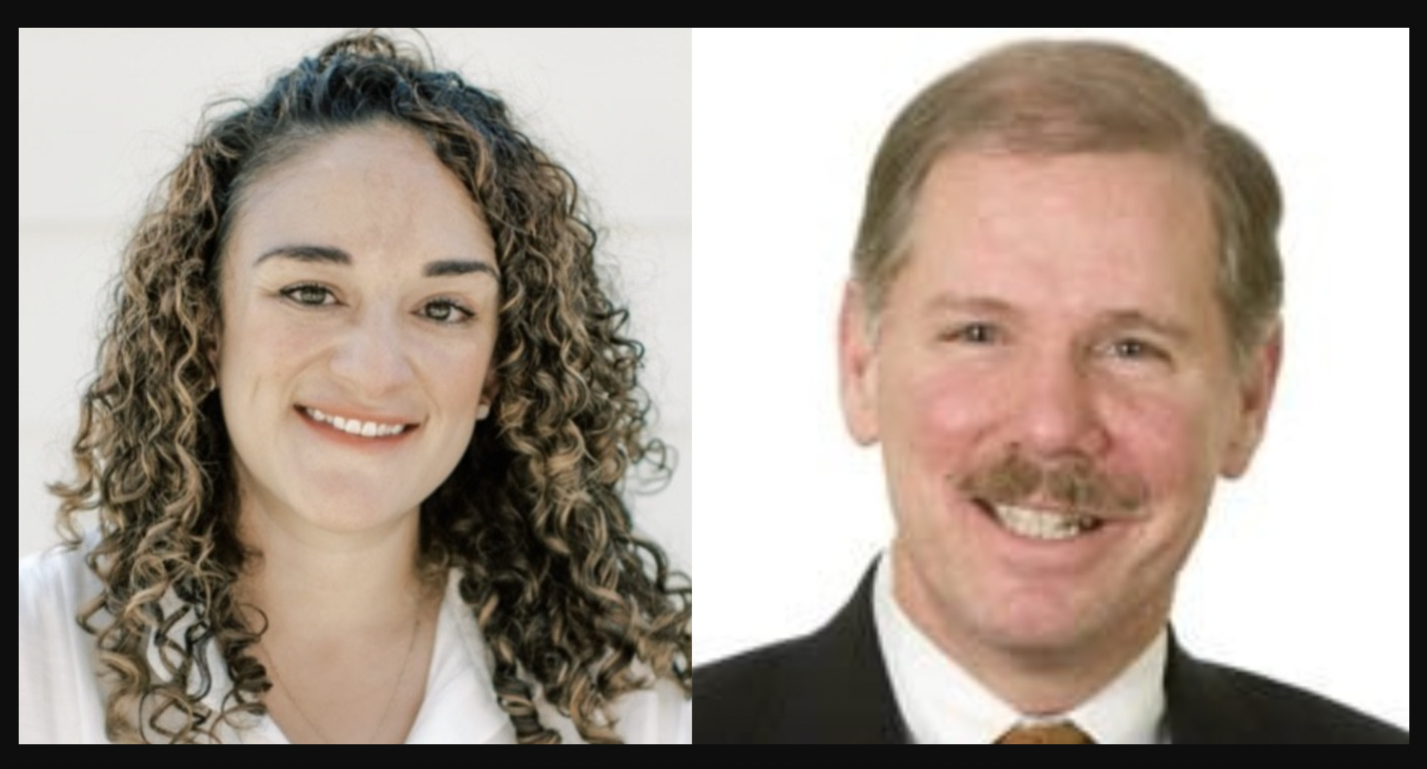 Jeamy Molina, incoming Chief Communications Officer, DART (left); Douglas M. McGarrah, General Counsel, MassDOT, MBTA