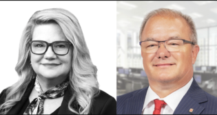 Paula Gartner, Stantec (left), and Terry Snow, STV.