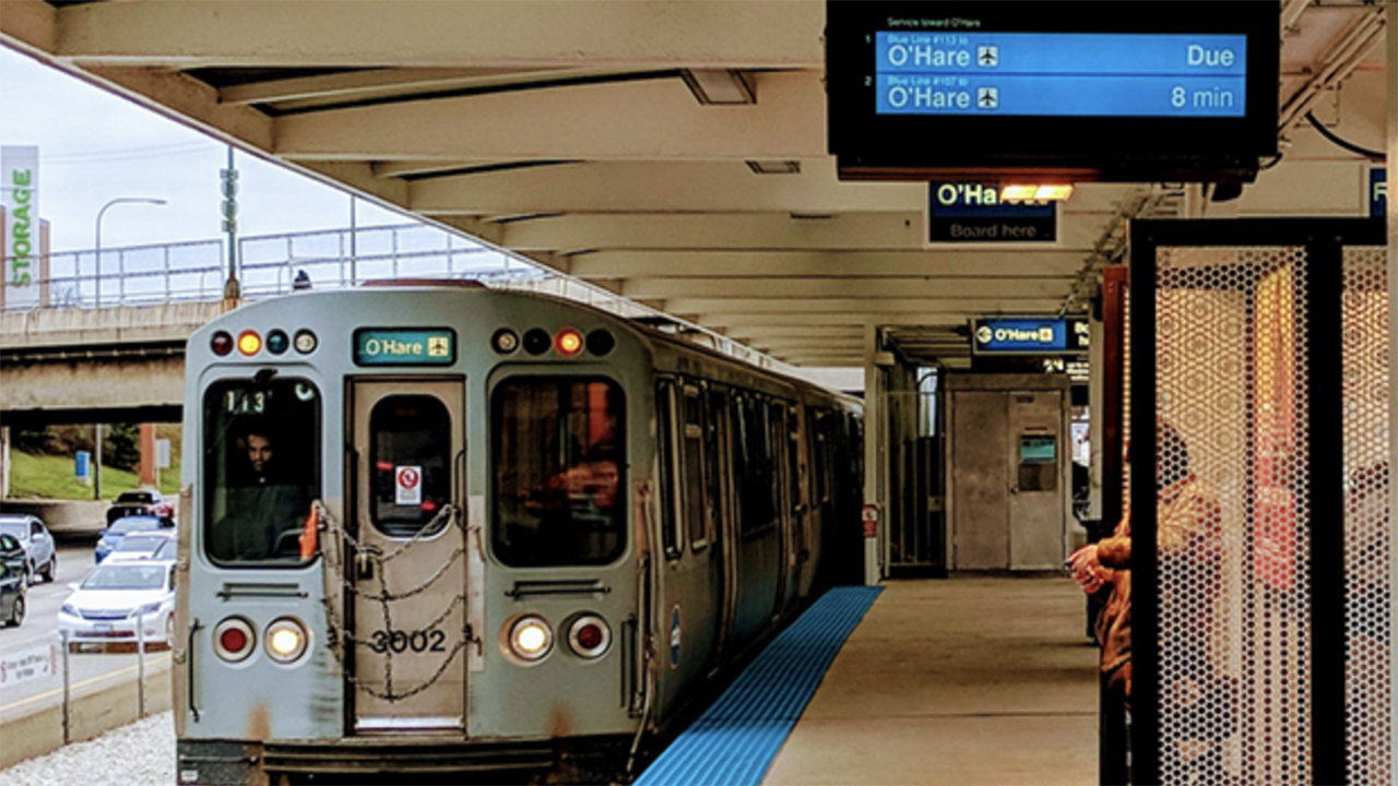 CTA is starting a nearly three-month project on the Blue Line’s Forest Park Branch that will replace 15,000 feet of track between the LaSalle and Illinois Medical District stations; demolish and begin rebuilding the Racine station to meet modern accessibility guidelines; and upgrade the traction power system. (CTA Photograph)
