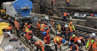 A new Amtrak OIG report finds that Amtrak “faces challenges with the systems and processes it uses to track and manage costs for capital projects, which hinder project teams from identifying emerging cost overruns.” (Photograph Courtesy of Amtrak OIG, via Twitter)