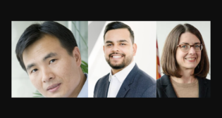 Pictured (left to right): Bo Tao, Chief Technology Officer, FourKites; Manik Mair, Senior Vice President Corporate Growth, FourKites; and Lesley Kandaras, General Manager, Metro Transit.