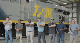 The L&N heritage paint scheme was designed and applied at the CSX Locomotive Shop in Waycross, Ga. (Screen-grab courtesy of CSX)