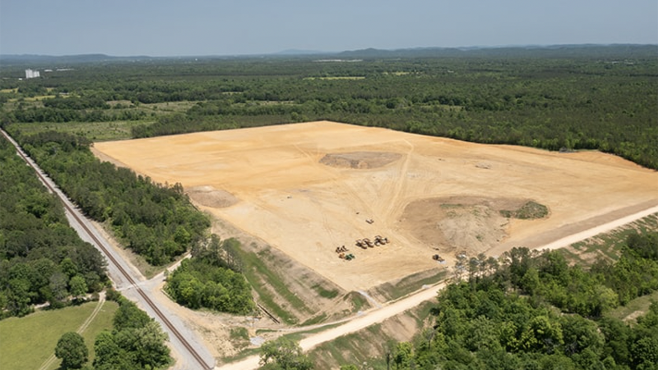The Northeast Alabama Regional (NEAR) Megasite is said to be the largest tract of industrial property in north Alabama. Owned by Etowah County, it is located along a Norfolk Southern mainline and interstate I-59.
