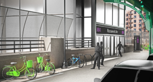 A consultant has been selected to perform the environmental review of New York MTA’s Interborough Express, a proposed 14-mile, 19-station light rail transit project. (Station Rendering Courtesy of NYMTA)
