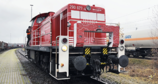 Pictured: A train using Railergy’s automatic train operation (ATO) system powered by Aeva’s Aeries II 4D LiDAR sensor. (Business Wire)