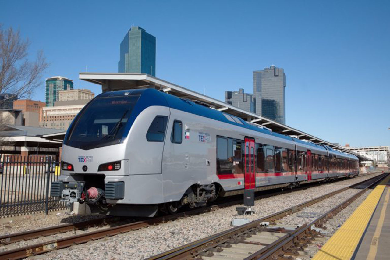 Trinity Metro will continue TEXRail commuter service south to one new station. (Photograph Courtesy of Trinity Metro)