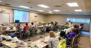 Chemicals Marketing Group doing an in-class session on “Safety Fundamentals” of railroad operations.