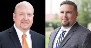 Josh Monroe (left) and Shawn Mindrup, Regional Vice Presidents Business Development, Patriot Rail