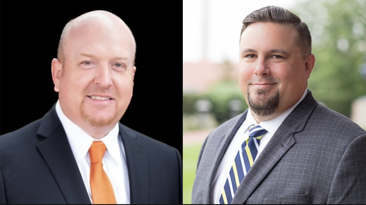 Josh Monroe (left) and Shawn Mindrup, Regional Vice Presidents Business Development, Patriot Rail