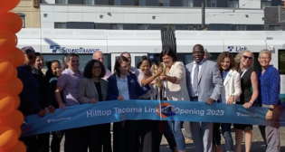 “The perfect day to celebrate the opening of the Hilltop extension of the T Line! Get ready to ride!” Sound Transit announced Sept. 15 on social media platform X. (Screengrab Courtesy of Sound Transit, via X)