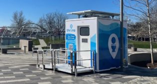 LA Metro's pilot program to test restrooms for riders and staff begins this month. (Image Courtesy of Throne)