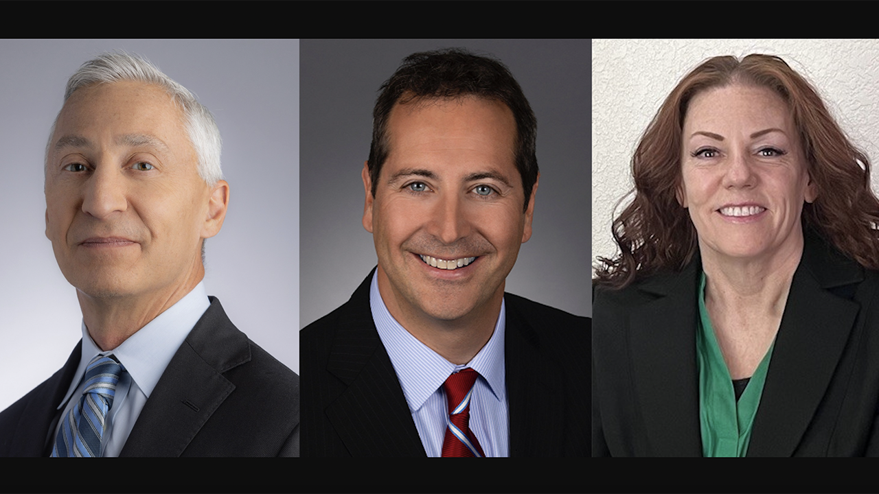 Sam Macedonio (center) has been promoted to BNSF VP Labor Relations, following Rob Karov’s retirement. Melissa Beasley Coke becomes AVP Labor Relations.