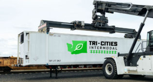 Tri-Cities Intermodal (TCI) reports that it will develop an intermodal center in Wallula, Wash., to support local agriculture. (TCI Photograph)
