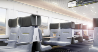 Preliminary 3D modeling sketches for CHSRA's high-speed trainsets were released Oct. 27. (Screen Grab Courtesy of CHSRA Video)