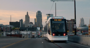 One of the projects that USDOT and Kansas City, Mo., could move forward under a new partnership agreement is the bi-state east-west streetcar extension. Valued at $1.5 billion, it could link the University of Kansas Medical Center in Kansas City, Kans., in the east to the Truman Sports Complex in Kansas City, Mo., in the west. (Screenshot of KC Streetcar video)