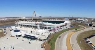 CPKC Stadium opened March 16 for the KC Current, the professional women’s soccer team in Kansas City, Mo. (Screen Grab Courtesy of CPKC via LinkedIn video post)