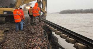 (BNSF Photograph, near Louisville, Nebraska, along the Platte River, 2019)