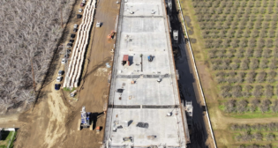 Pictured: Hanford Viaduct in Kings County (CHSRA Photograph)