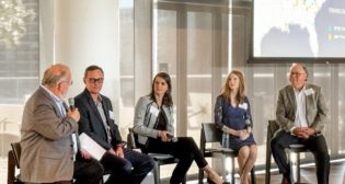 Norfolk Southern Marketing leaders participate in panel discussion during the Atlanta Chapter of the Council for Supply Chain Management Professionals’ February meeting.
