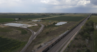 Photograph of the 300-acre Hershey Industrial Rail Park near Hershey, Neb., courtesy of North Platte Chamber and Development Corporation.
