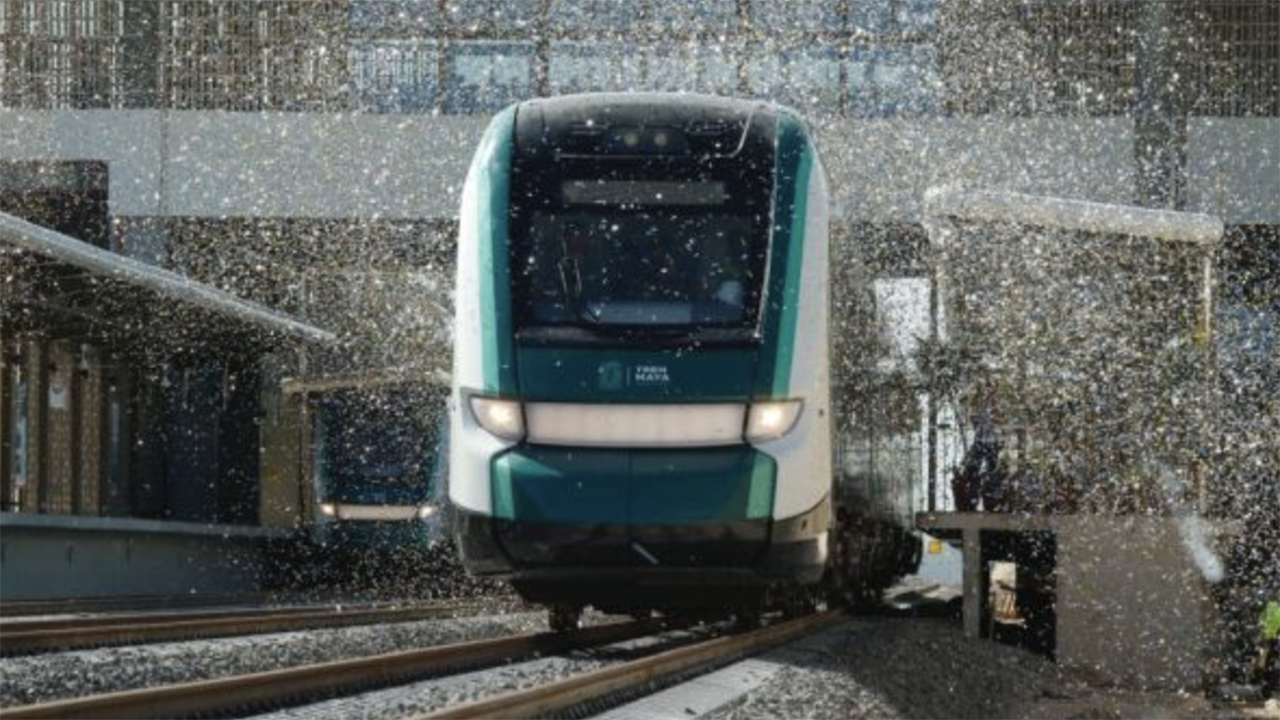 The inauguration ceremony was held at San Francisco Campeche station. (Government of Mexico Photograph)