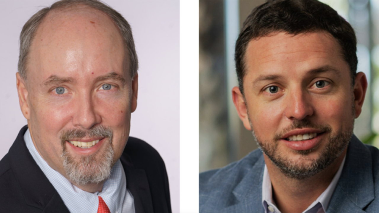 Ian Hirt (left) and Matt Service have joined the Ports of Indiana.