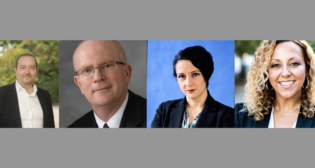 From Left to Right: Xavier Sarrat, Chief Procurement Officer, Pandrol; J. Mark MacKeigan, CTA member; Marisa Eva Victor, CTA member; and Amira Menoufy, President; Delegata.