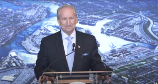 “The good news is that global trade is now edging up and we are looking forward to a return to more normal cargo volume levels in the year ahead,” Port of Los Angeles Executive Director Gene Seroka said during his Jan. 10 “State of the Port” address.