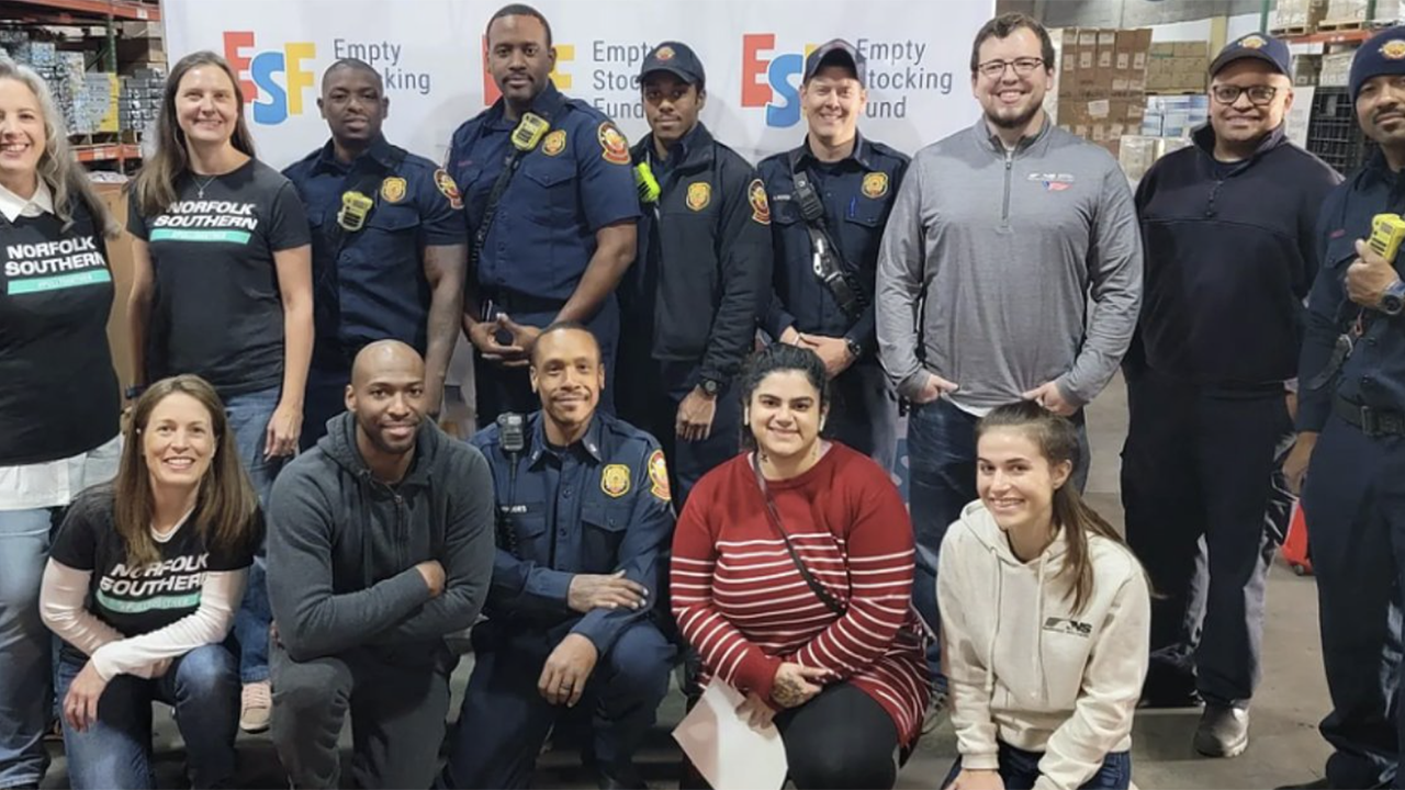 In 2023, NS donated more than $18 million to benefit communities, first responders, and safety initiatives across its 22-state network. (NS Photograph)