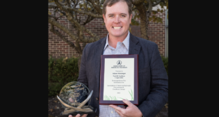 2023 Environmental Excellence Award Winner, Adam Motzinger. (AAR Photograph)