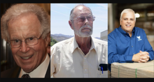 Each of the Short Line Hall of Fame honorees—Robert Grossman (left), the late Jake Jacobson (center) and Rick Webb—“has made an indelible mark on the short line industry, from creating the industry role of advocate in government and regulatory affairs, to launching an industry-wide emphasis and recognition of safe operating performance, to growing a car repair shop with a single railroad into a multi-service entity operating in four countries by building a team focused on exceptional customer service,” ASLRRA reported.
