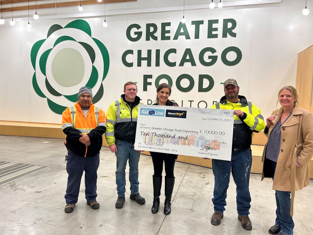 Twenty-three market community outreach initiative targets local hunger, housing and critical community services. (OmniTRAX)