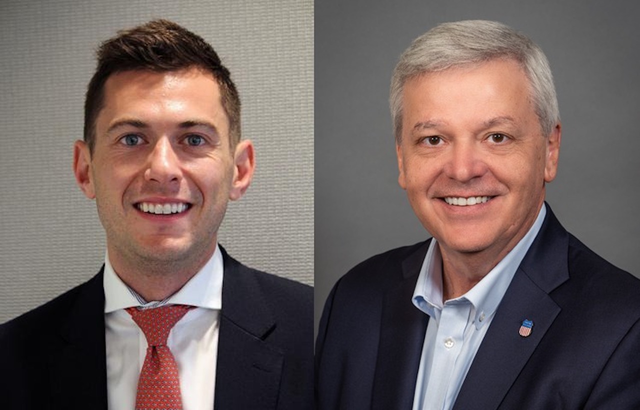 Andrew Brady (left) will succeed Printz Bolin (right) as UP's Vice President-External Relations.