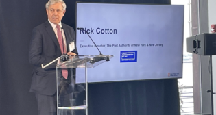 Port Authority Executive Director Rick Cotton addresses the 2024 State of the Port. (Caption and Photograph Courtesy of PANY/NJ)