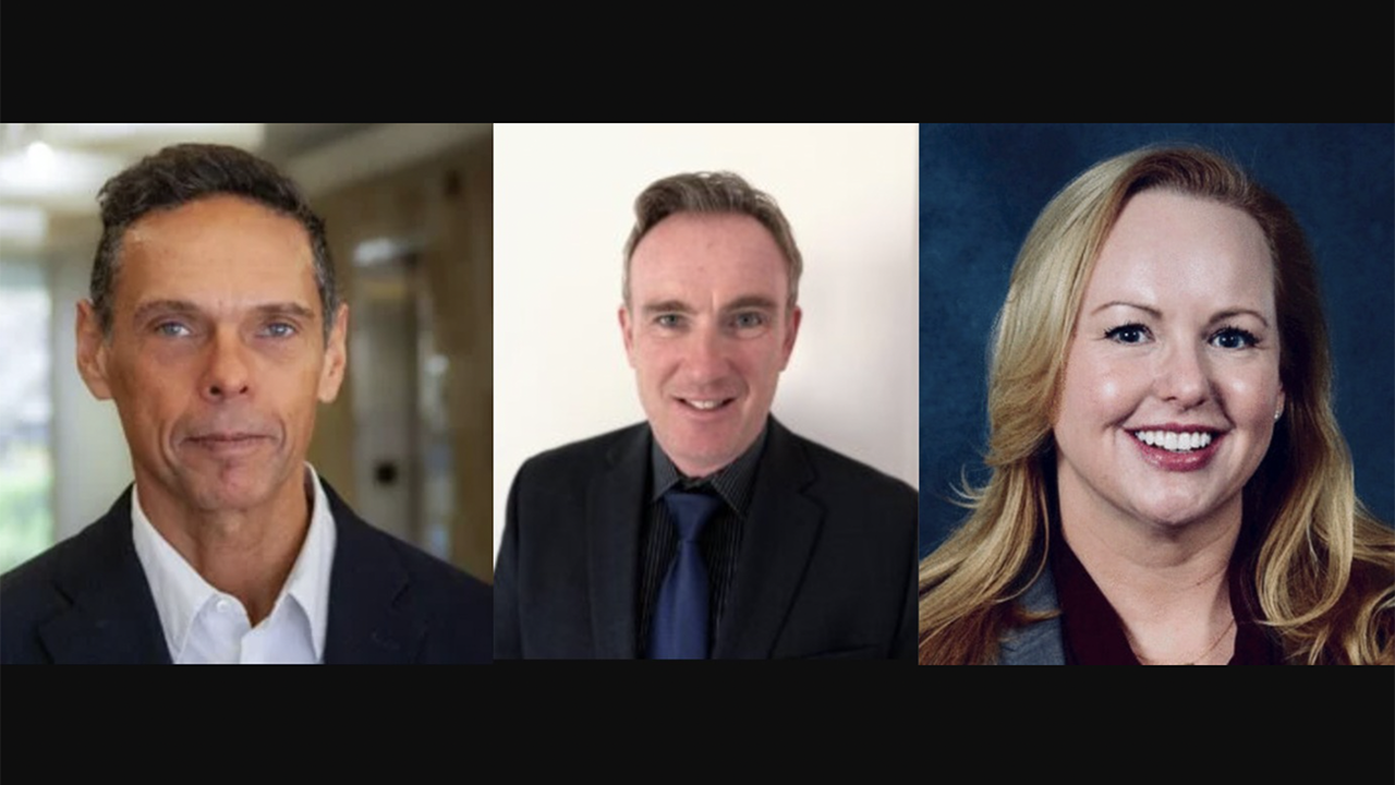 Pictured, Left to Right: Paulo Faria, Design Director for Transportation Architecture, HDR; Martin Ellwood, Senior Project Director, HNTB; and Hayes Morrison, Undersecretary, MassDOT.