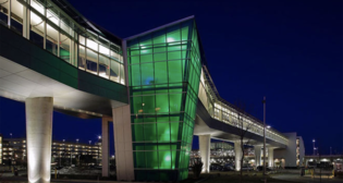 A preliminary design and environmental study will be completed this year on bringing Amtrak service to the Warwick/T.F. Green Airport Station (pictured) in Rhode Island, which is currently served by the Massachusetts Bay Transportation Authority. (City of Warwick Photograph)