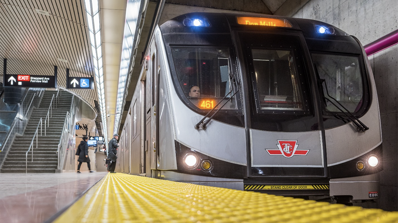 The city of Toronto will receive funding from the government of Ontario for 70 Toronto Transit Commission (TTC) subway trains. Fifty-five will be purchased for Line 2 and 15 for the Scarborough Subway Extension and Yonge North Subway Extension projects. (TTC Photograph)