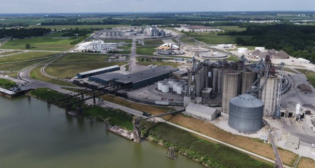 “The 2023 cargo volumes [at the Ports of Indiana] were even more impressive considering some of the major challenges facing our industry this past year with low water levels and lock closure,” Ports of Indiana CEO Jody Peacock said on Feb. 28. (Ports of Indiana Photograph)